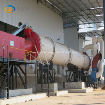 Gas heating Φ2.8m*15m Rotary Dryer Used for sawdust